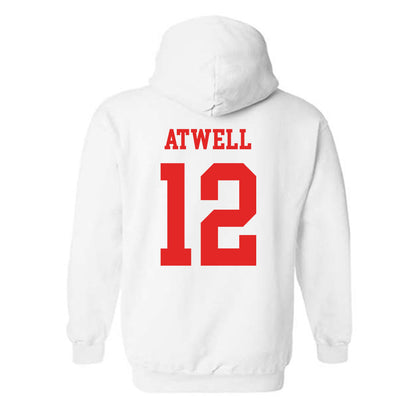 Texas Tech - NCAA Men's Basketball : Donovan Atwell - Classic Shersey Hooded Sweatshirt-1