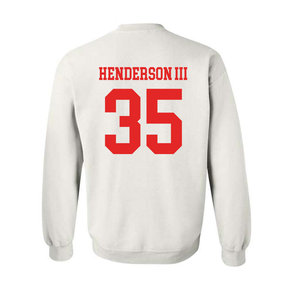 Texas Tech - NCAA Football : Michael Henderson III - Classic Shersey Crewneck Sweatshirt-1