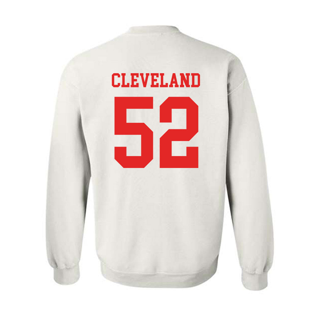 Texas Tech - NCAA Football : Cash Cleveland - Classic Shersey Crewneck Sweatshirt-1