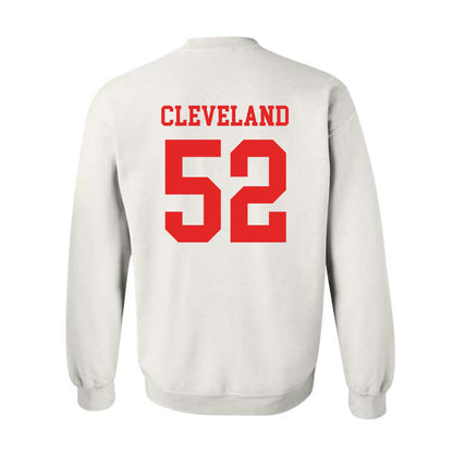 Texas Tech - NCAA Football : Cash Cleveland - Classic Shersey Crewneck Sweatshirt-1