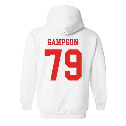 Texas Tech - NCAA Football : Howard Sampson - Classic Shersey Hooded Sweatshirt-1