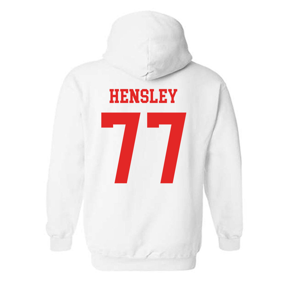 Texas Tech - NCAA Softball : Timber Hensley - Classic Shersey Hooded Sweatshirt-1