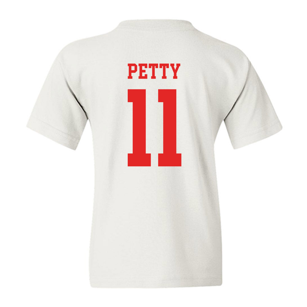 Texas Tech - NCAA Men's Basketball : Jaylen Petty - Classic Shersey Youth T-Shirt-1