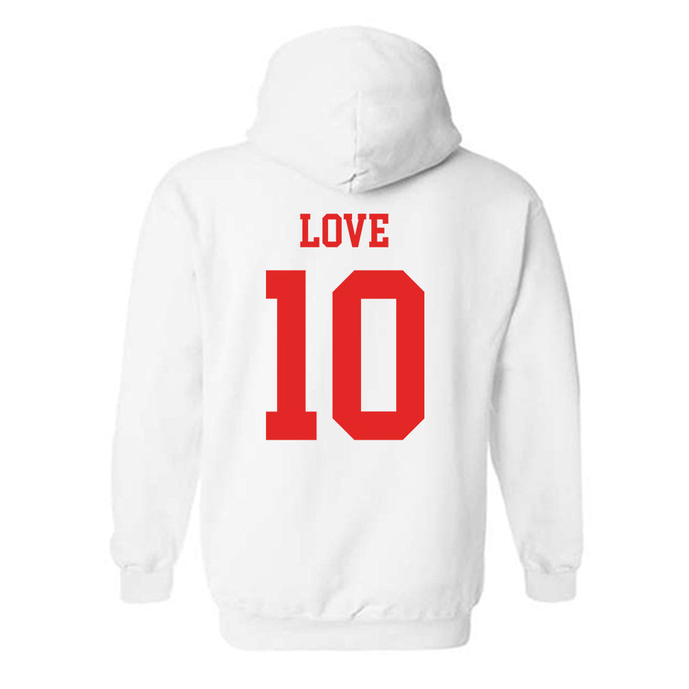 Texas Tech - NCAA Women's Basketball : Sidney Love - Classic Shersey Hooded Sweatshirt-1