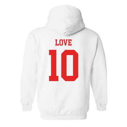 Texas Tech - NCAA Women's Basketball : Sidney Love - Classic Shersey Hooded Sweatshirt-1