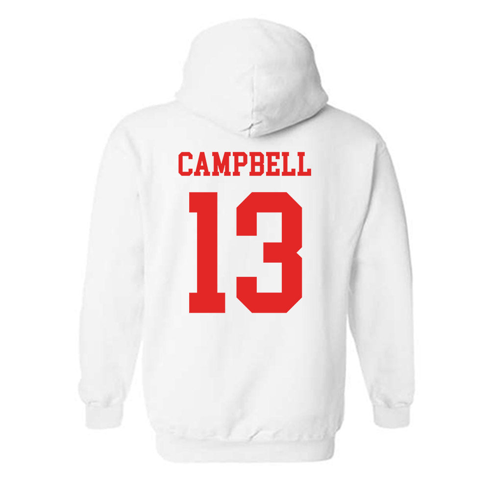 Texas Tech - NCAA Football : Chase Campbell - Classic Shersey Hooded Sweatshirt-1