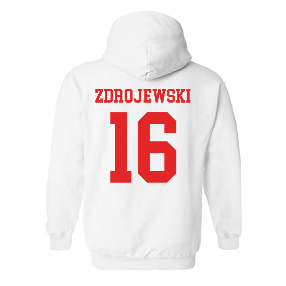 Texas Tech - NCAA Women's Soccer : Taylor Zdrojewski - Classic Shersey Hooded Sweatshirt-1