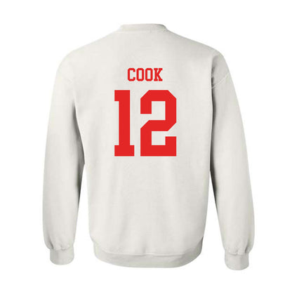 Texas Tech - NCAA Women's Volleyball : Taylor Cook - Classic Shersey Crewneck Sweatshirt-1