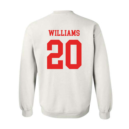 Texas Tech - NCAA Football : Jkoby Williams - Classic Shersey Crewneck Sweatshirt-1