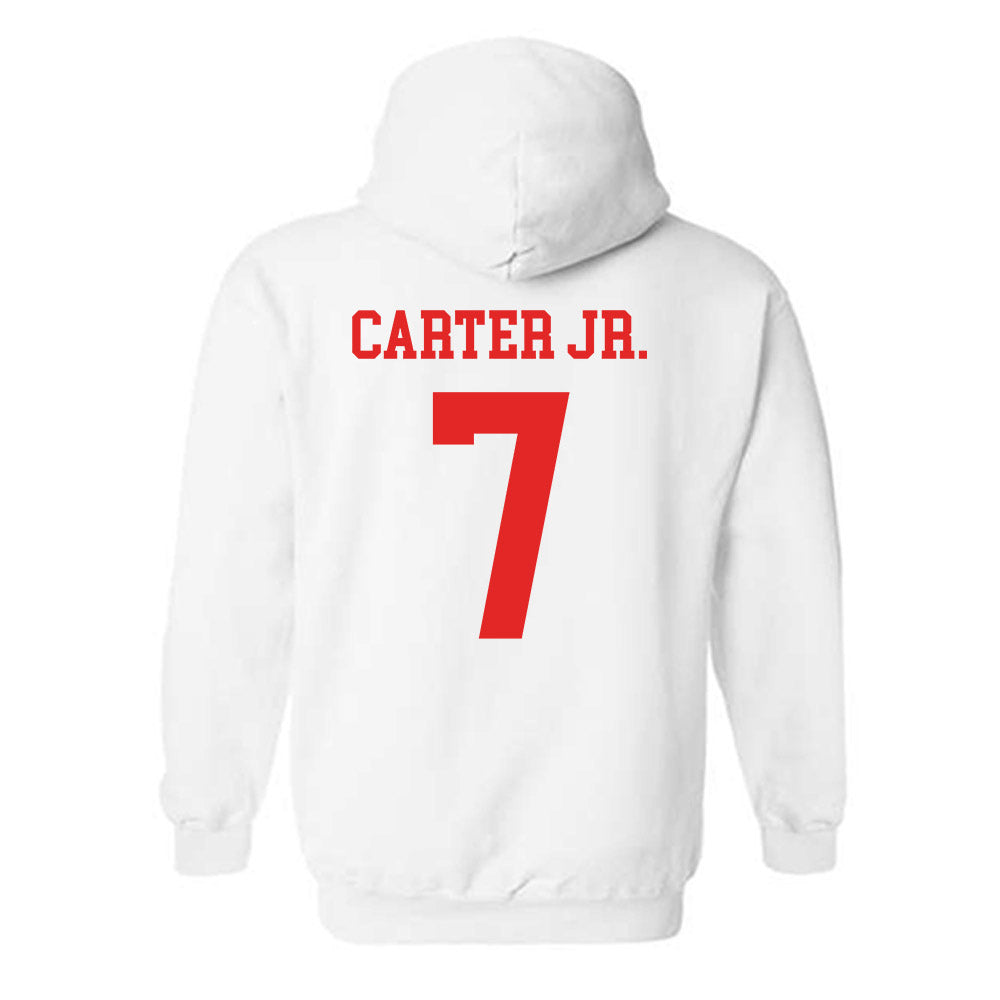 Texas Tech - NCAA Football : Terrance Carter Jr. - Classic Shersey Hooded Sweatshirt-1