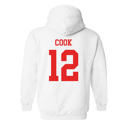 Texas Tech - NCAA Women's Volleyball : Taylor Cook - Classic Shersey Hooded Sweatshirt-1