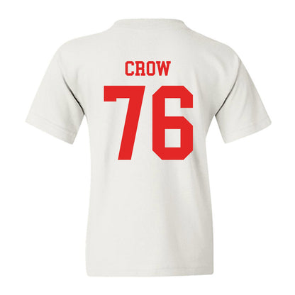 Texas Tech - NCAA Football : Jacob Crow - Classic Shersey Youth T-Shirt-1