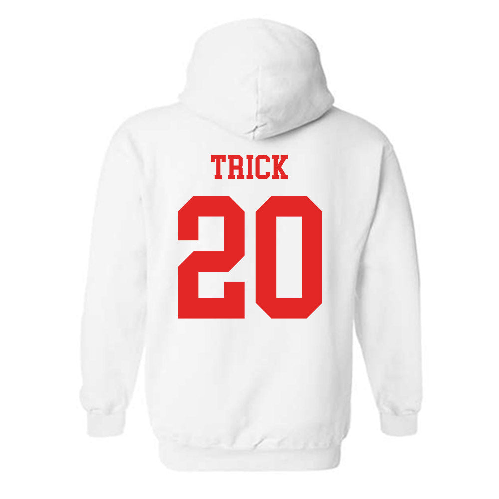 Texas Tech - NCAA Football : Adam Trick - Classic Shersey Hooded Sweatshirt-1