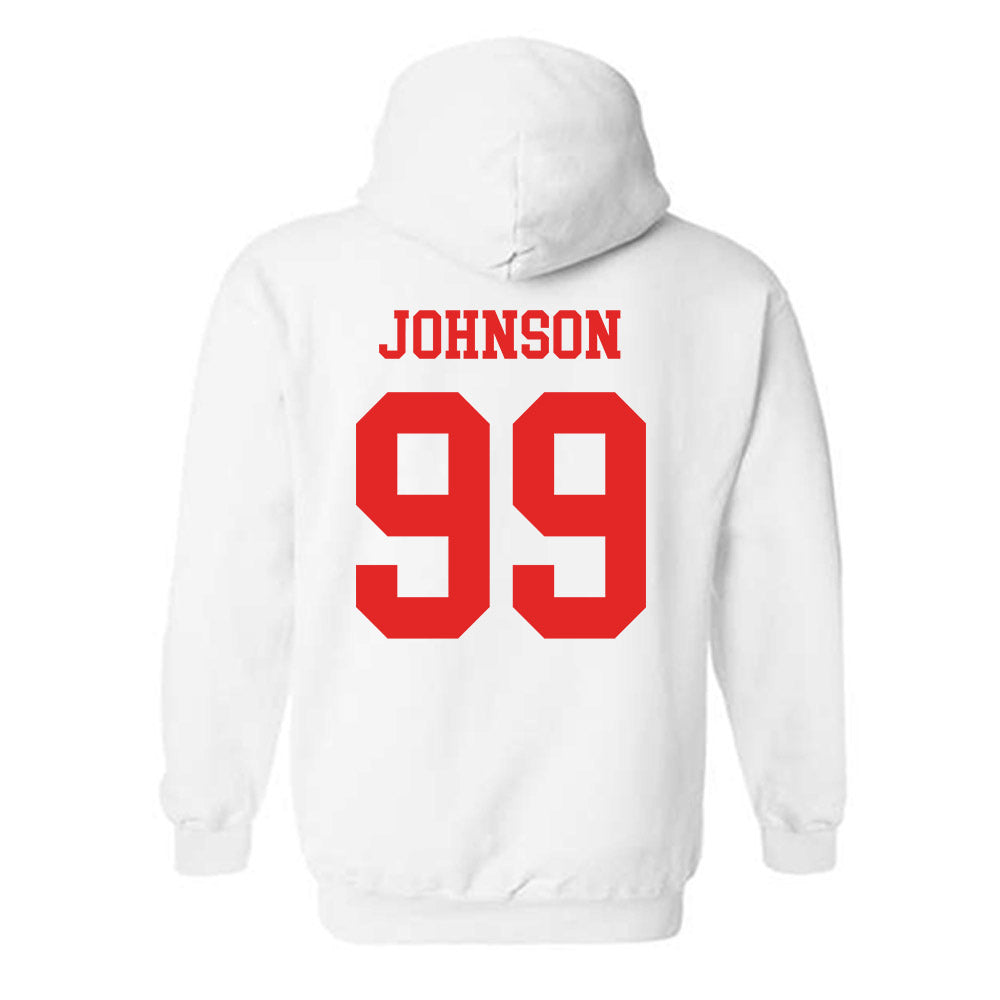 Texas Tech - NCAA Football : JoJo Johnson - Classic Shersey Hooded Sweatshirt-1