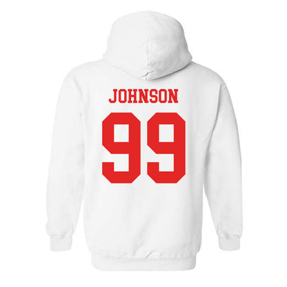 Texas Tech - NCAA Football : Jojo Johnson - Classic Shersey Hooded Sweatshirt-1
