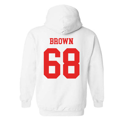 Texas Tech - NCAA Football : Ren Brown - Classic Shersey Hooded Sweatshirt-1