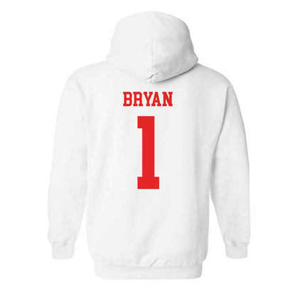 Texas Tech - NCAA Men's Basketball : Tyeree Bryan - Classic Shersey Hooded Sweatshirt-1