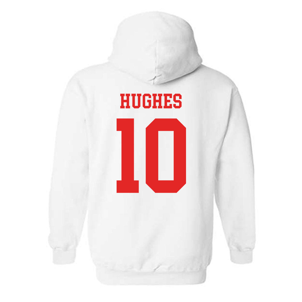 Texas Tech - NCAA Baseball : Logan Hughes - Classic Shersey Hooded Sweatshirt-1
