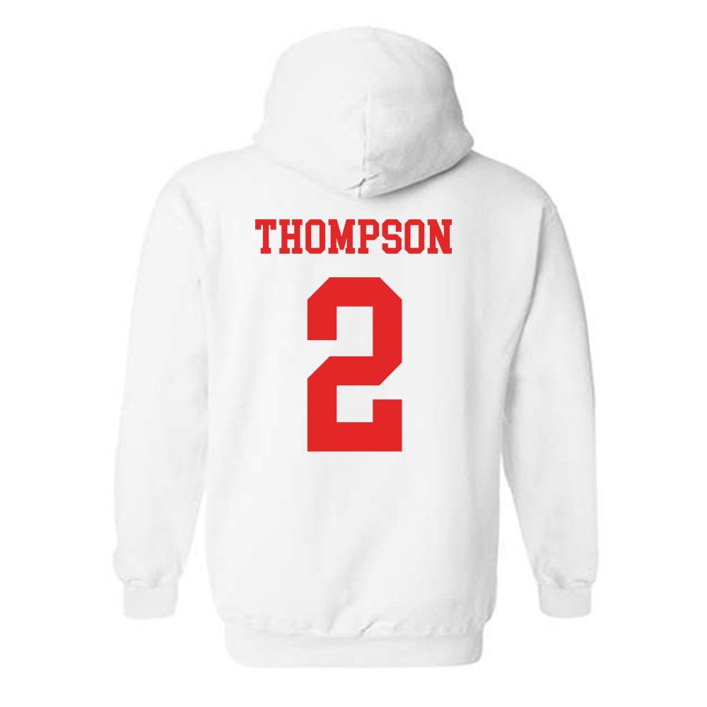 Texas Tech - NCAA Baseball : Kyeler Thompson - Classic Shersey Hooded Sweatshirt-1