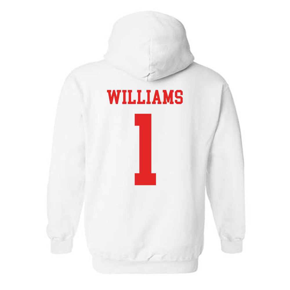 Texas Tech - NCAA Softball : Mia Williams - Classic Shersey Hooded Sweatshirt-1
