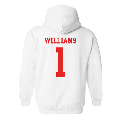 Texas Tech - NCAA Softball : Mia Williams - Classic Shersey Hooded Sweatshirt-1