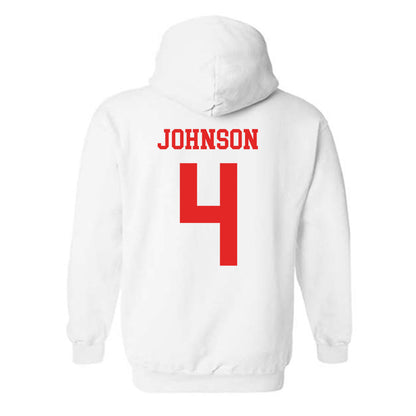 Texas Tech - NCAA Football : Kenny Johnson - Classic Shersey Hooded Sweatshirt-1