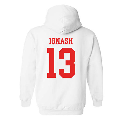 Texas Tech - NCAA Women's Volleyball : Shelby Ignash - Classic Shersey Hooded Sweatshirt-1