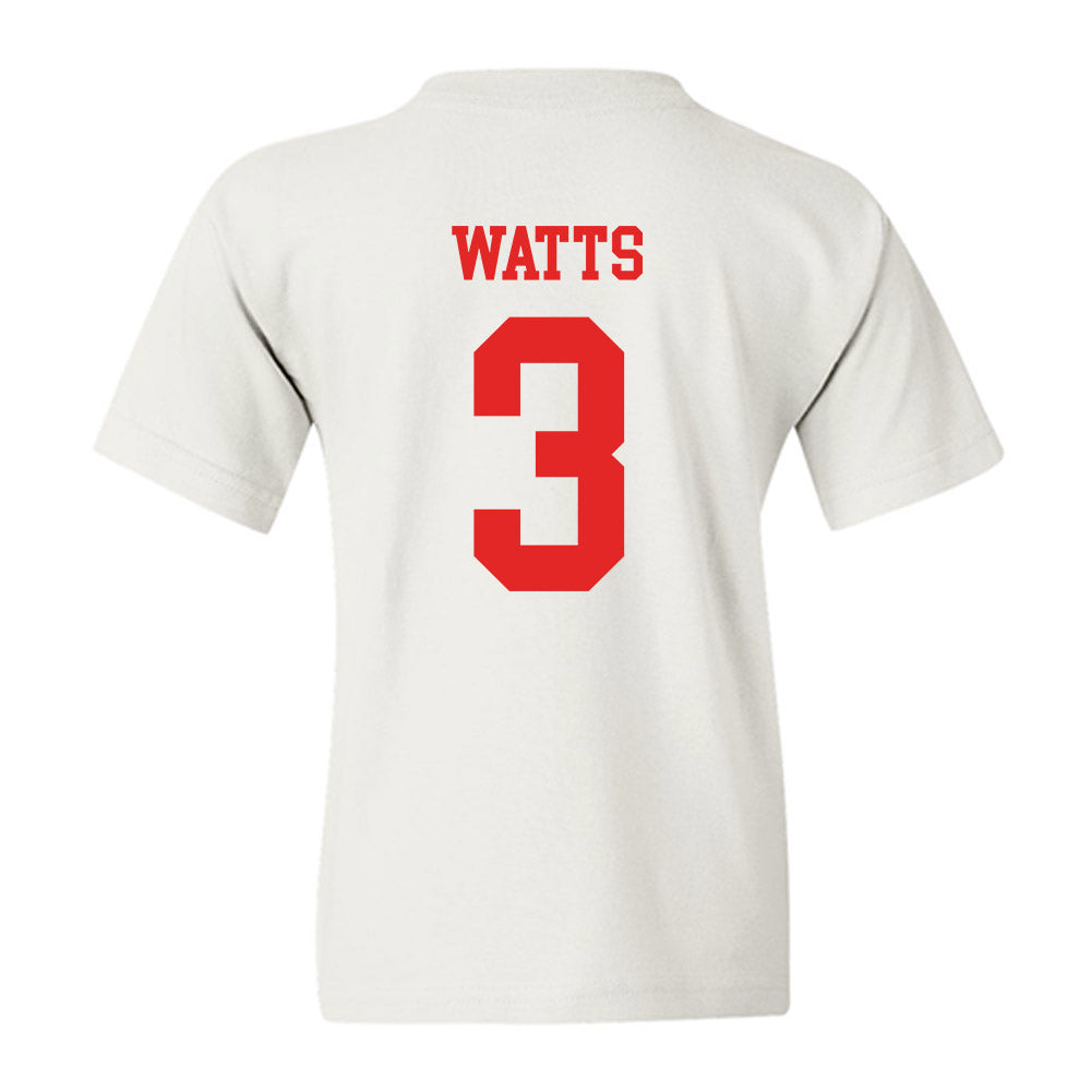 Texas Tech - NCAA Men's Basketball : Lejuan Watts - Classic Shersey Youth T-Shirt-1