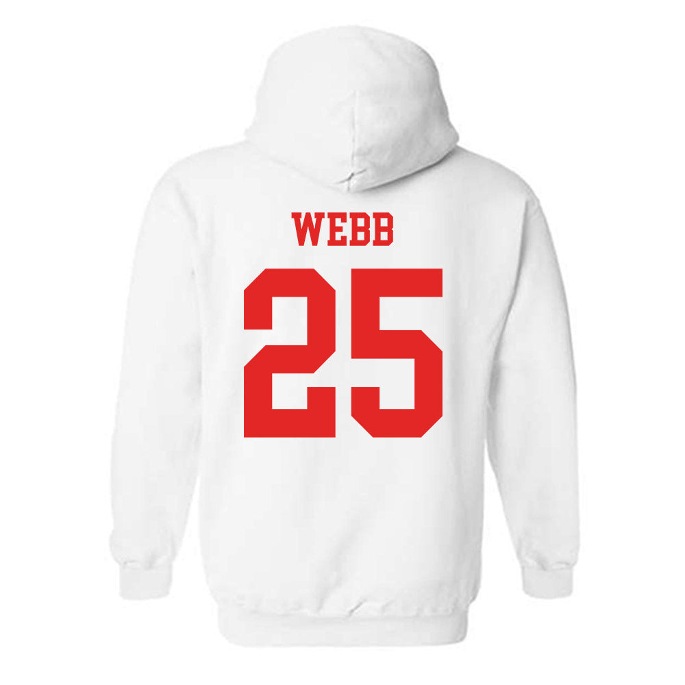 Texas Tech - NCAA Football : Donovan Webb - Classic Shersey Hooded Sweatshirt-1