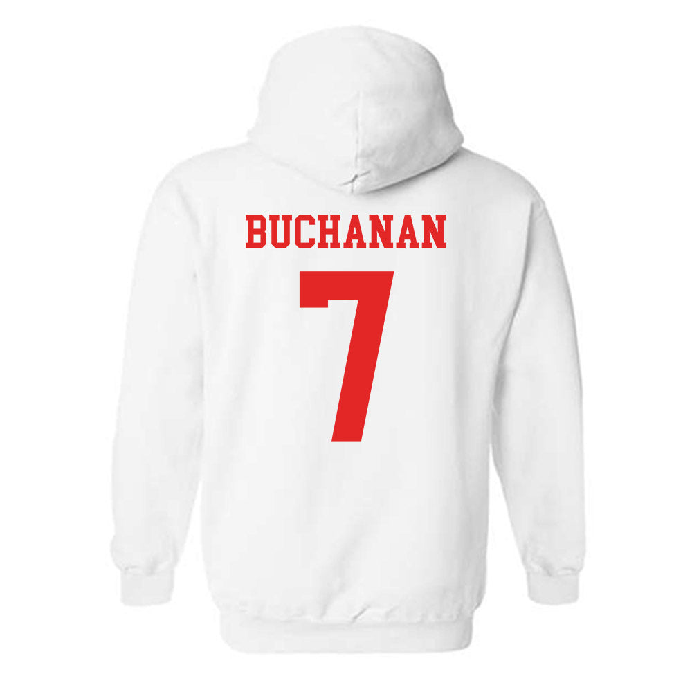 Texas Tech - NCAA Women's Volleyball : Lauren Buchanan - Classic Shersey Hooded Sweatshirt-1