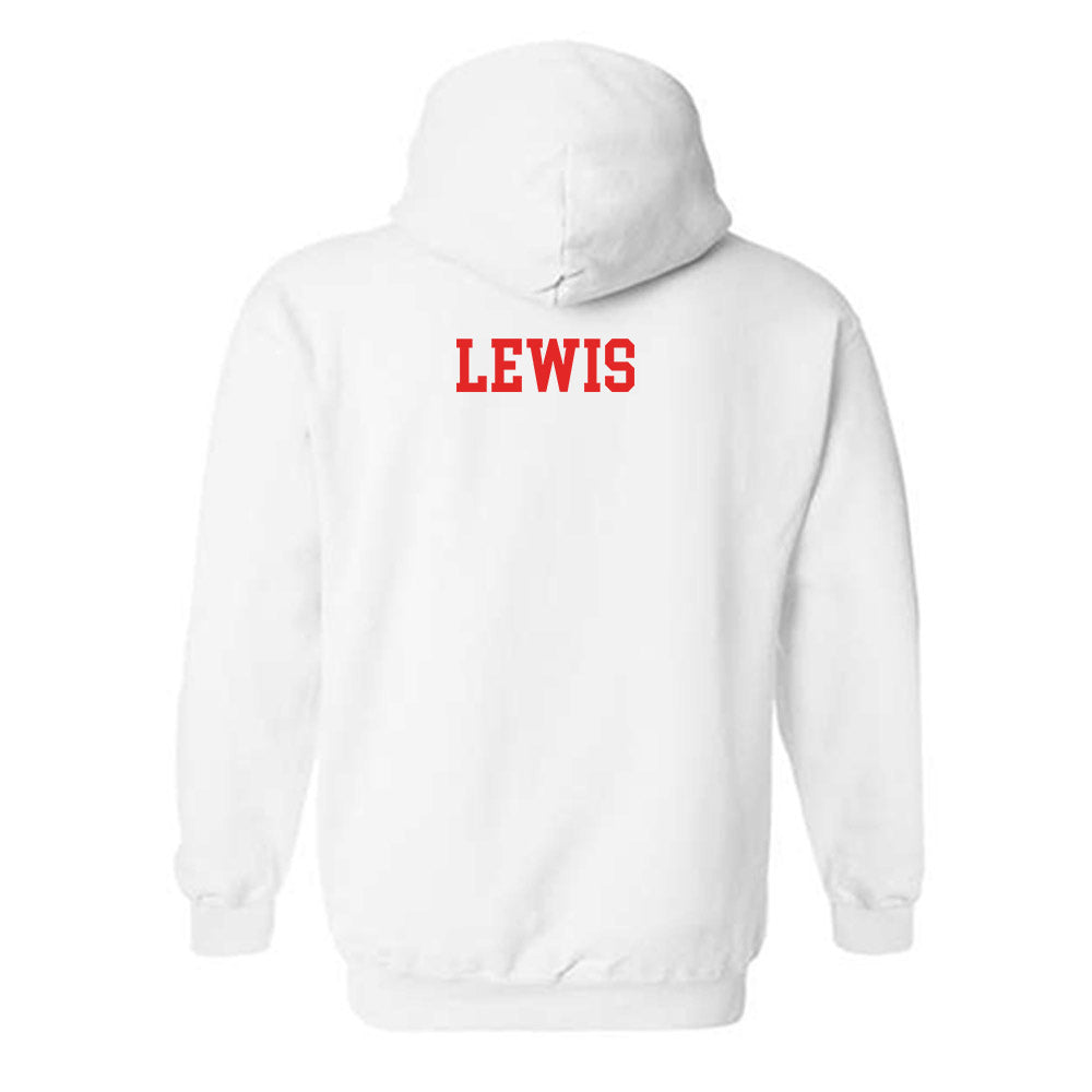 Texas Tech - NCAA Football : Noah Lewis - Classic Shersey Hooded Sweatshirt-1