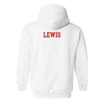 Texas Tech - NCAA Football : Noah Lewis - Classic Shersey Hooded Sweatshirt-1