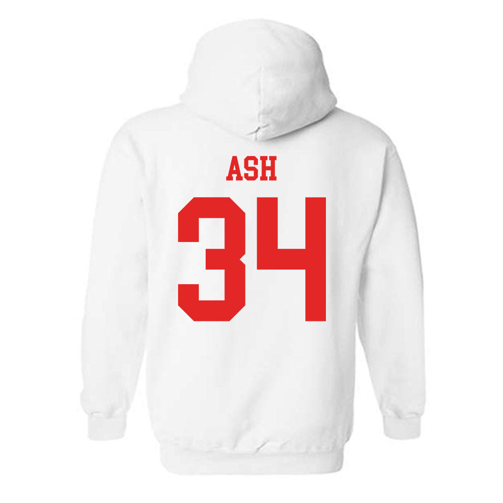 Texas Tech - NCAA Football : Jude Ash - Classic Shersey Hooded Sweatshirt-1