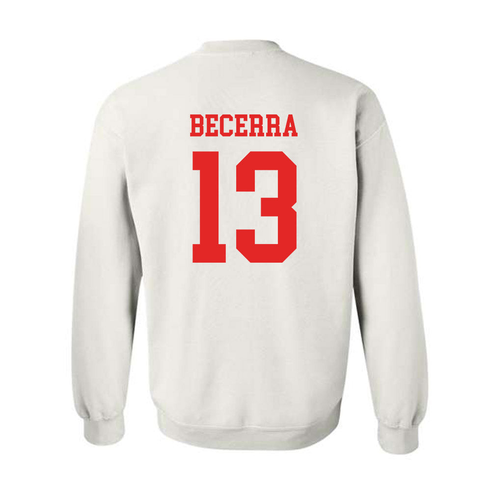 Texas Tech - NCAA Baseball : Donovan Becerra - Classic Shersey Crewneck Sweatshirt-1