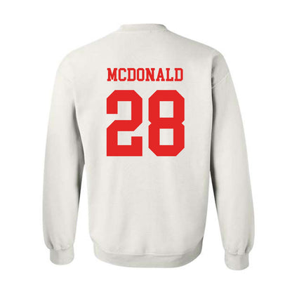 Texas Tech - NCAA Football : Bray Mcdonald - Classic Shersey Crewneck Sweatshirt-1
