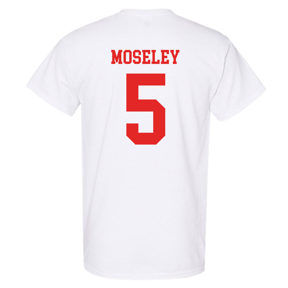 Texas Tech - NCAA Men's Basketball : Josiah Moseley - Classic Shersey T-Shirt-1