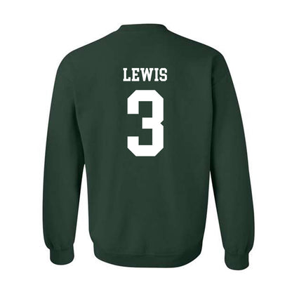 Tulane - NCAA Men's Basketball : Krystian Lewis - Crewneck Sweatshirt-1