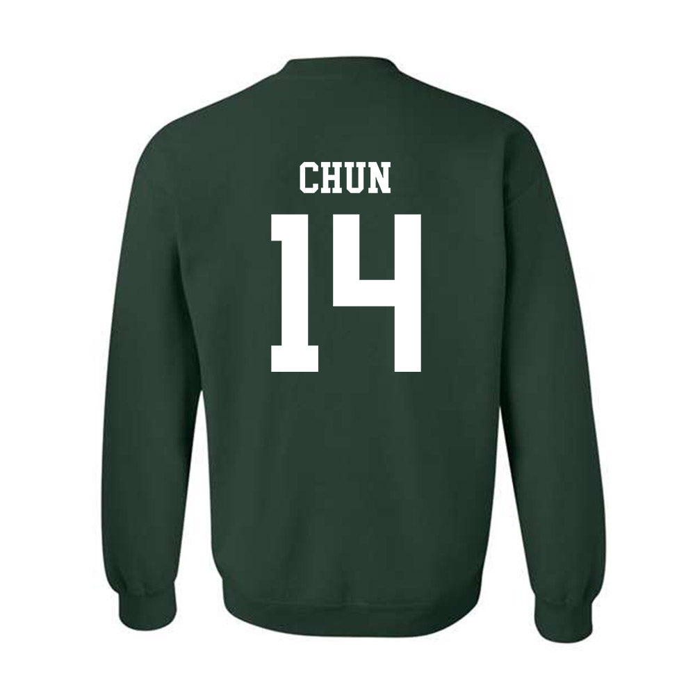 Tulane - NCAA Baseball : Tanner Chun - Crewneck Sweatshirt-1