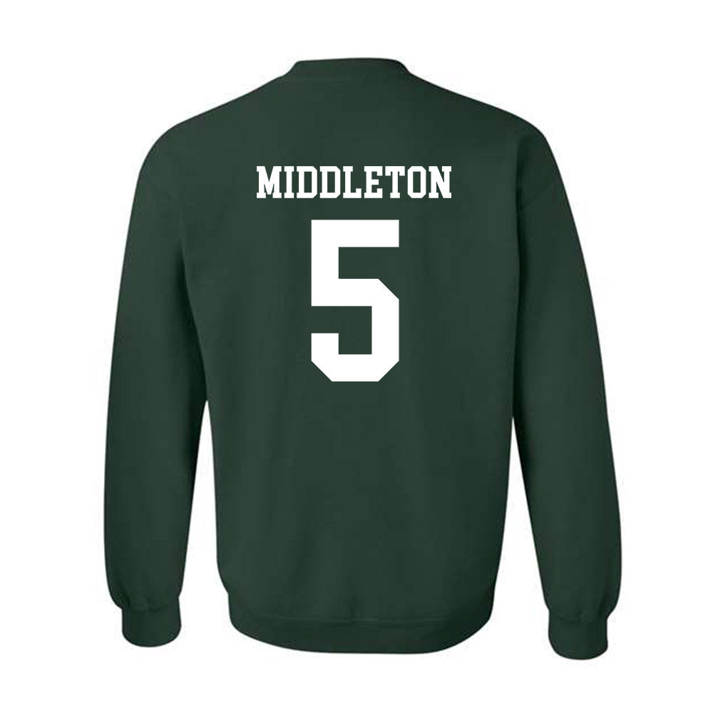 Tulane - NCAA Men's Basketball : Scotty Middleton - Crewneck Sweatshirt-1