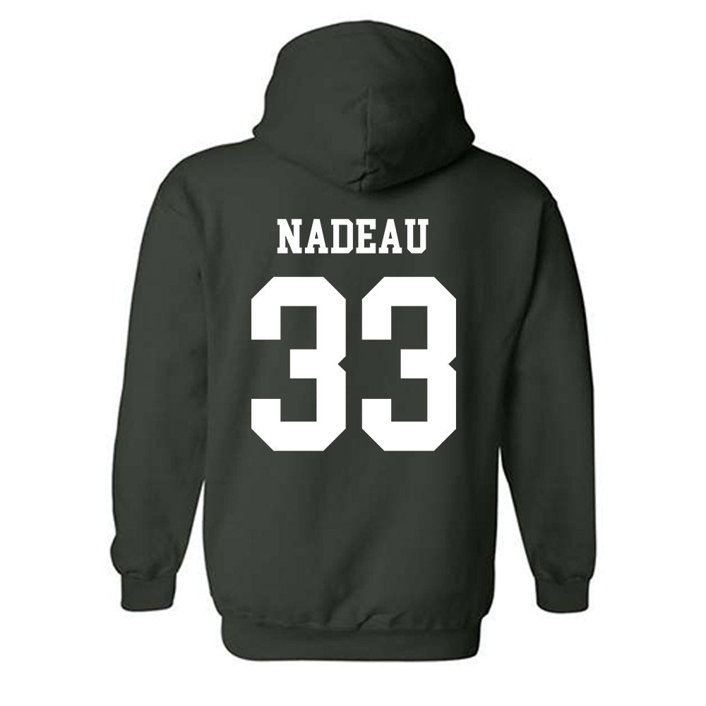 Tulane - NCAA Men's Basketball : Tj Nadeau - Hooded Sweatshirt-1