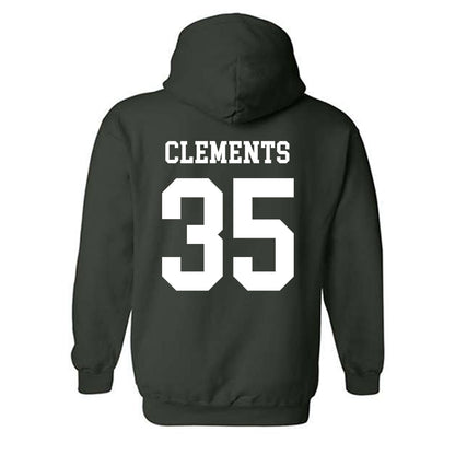 Tulane - NCAA Baseball : William Clements - Hooded Sweatshirt-1