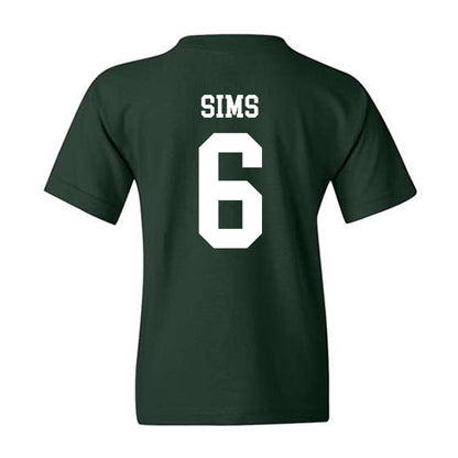 Tulane - NCAA Football : Joshua Sims - Youth T-Shirt-1
