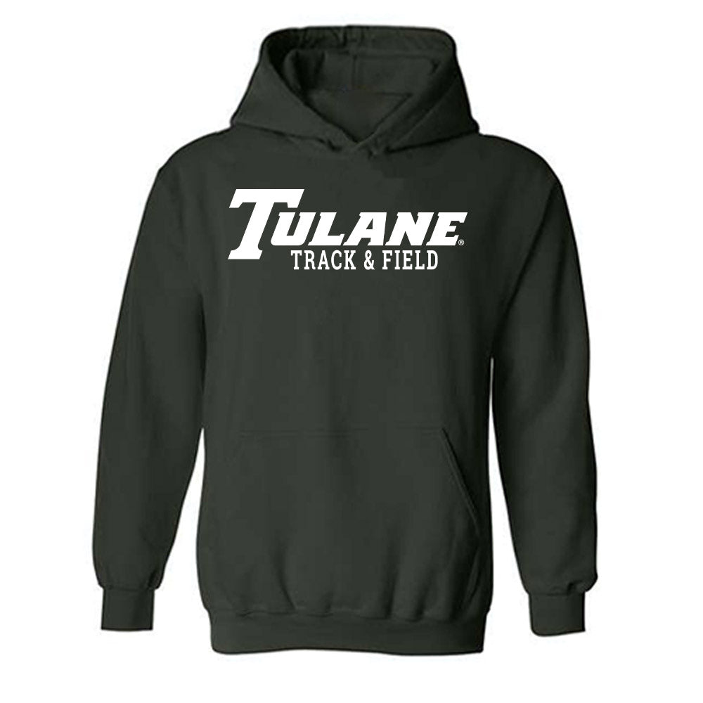 Tulane - NCAA Men's Track & Field : Jay Bowles - Hooded Sweatshirt-0