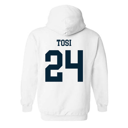 Utah State - NCAA Men's Basketball : Kingston Tosi - Classic Shersey Hooded Sweatshirt-1