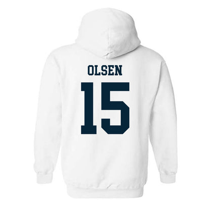 Utah State - NCAA Football : Ty Olsen - Classic Shersey Hooded Sweatshirt-1