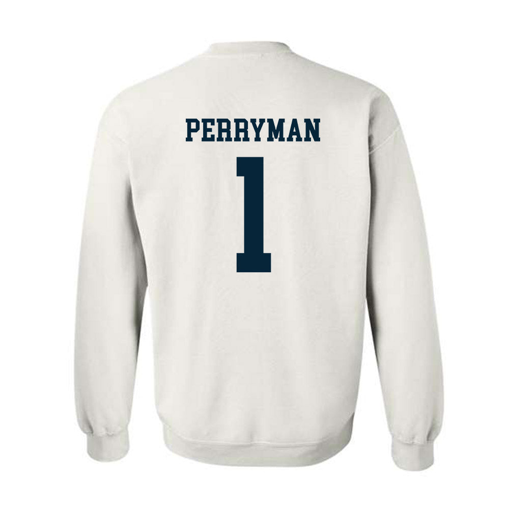Utah State - NCAA Men's Basketball : Elijah Perryman - Classic Shersey Crewneck Sweatshirt-1