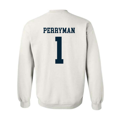 Utah State - NCAA Men's Basketball : Elijah Perryman - Classic Shersey Crewneck Sweatshirt-1