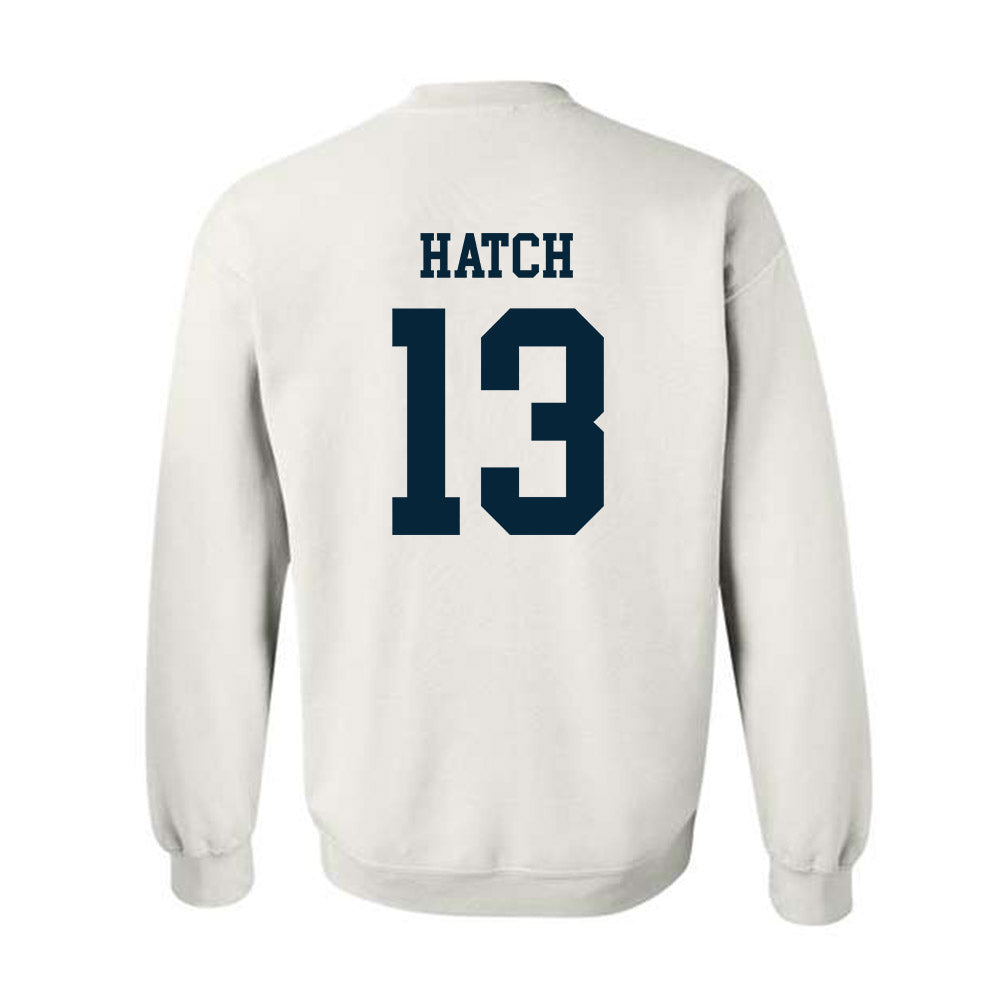 Utah State - NCAA Football : Hyrum Hatch - Classic Shersey Crewneck Sweatshirt-1