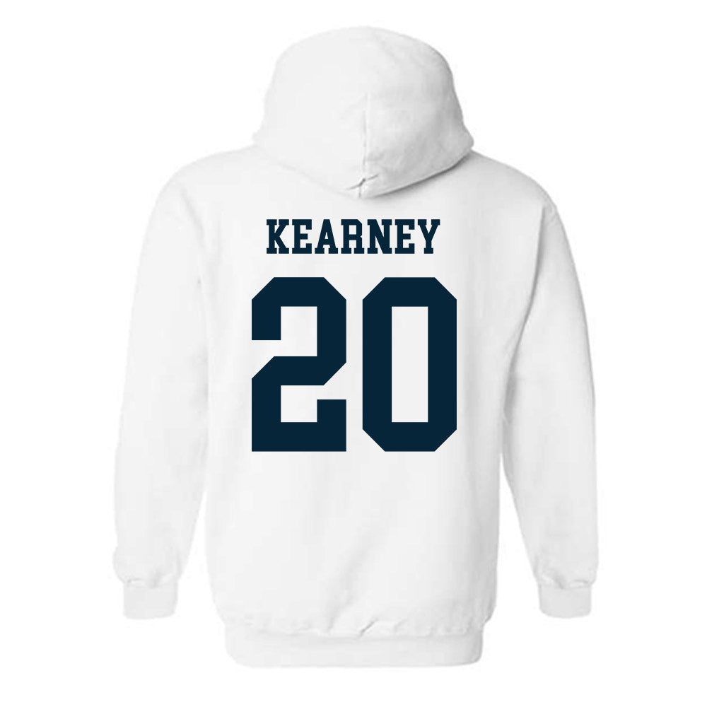 Utah State - NCAA Men's Basketball : Luke Kearney - Classic Shersey Hooded Sweatshirt-1