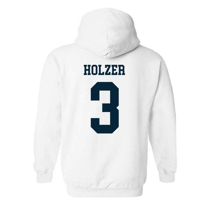Utah State - NCAA Softball : Natalie Holzer - Classic Shersey Hooded Sweatshirt-1